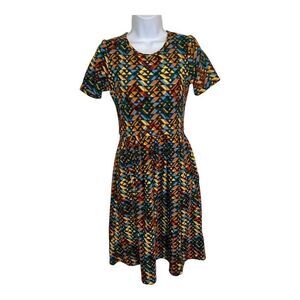 Lularoe multicolor Print Short Sleeve